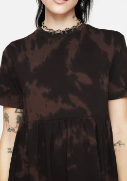 Mercury Tie Dye Cotton Mini Skater Dress