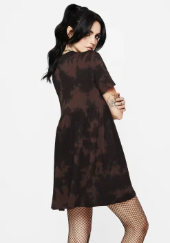 Mercury Tie Dye Cotton Mini Skater Dress