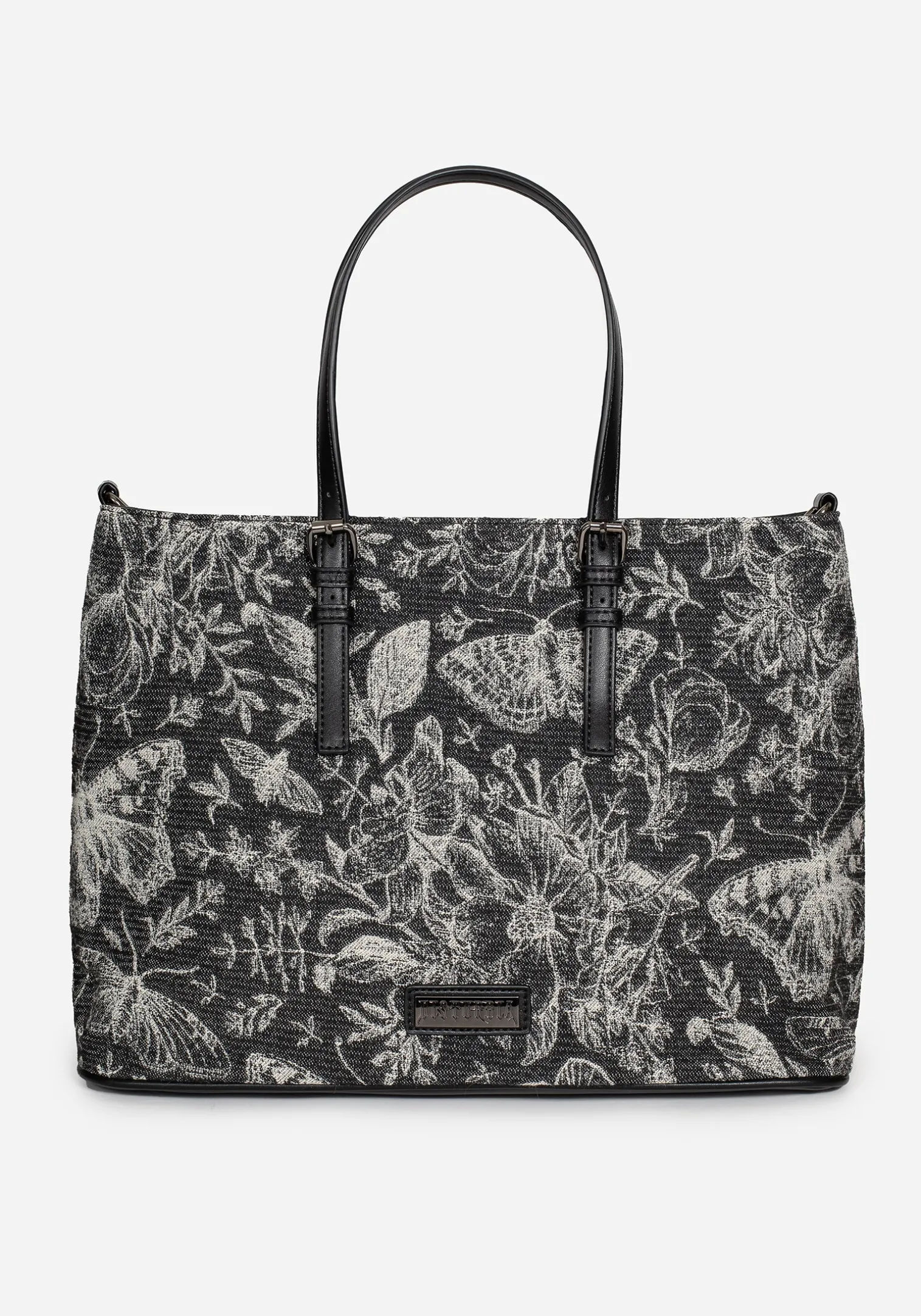 Metamorphosis Butterfly Floral Print Handbag