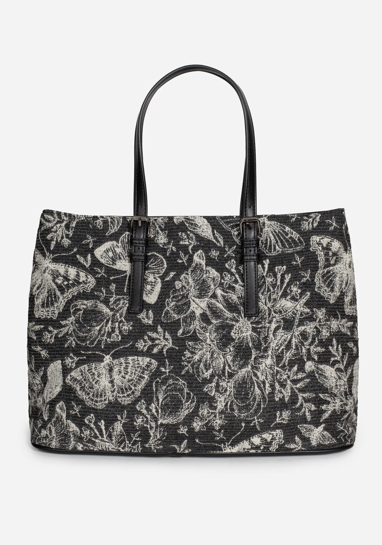 Metamorphosis Butterfly Floral Print Handbag