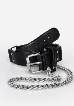 Mettle Double Buckle Chain Waist Belt