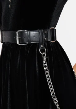 Mettle Double Buckle Chain Waist Belt