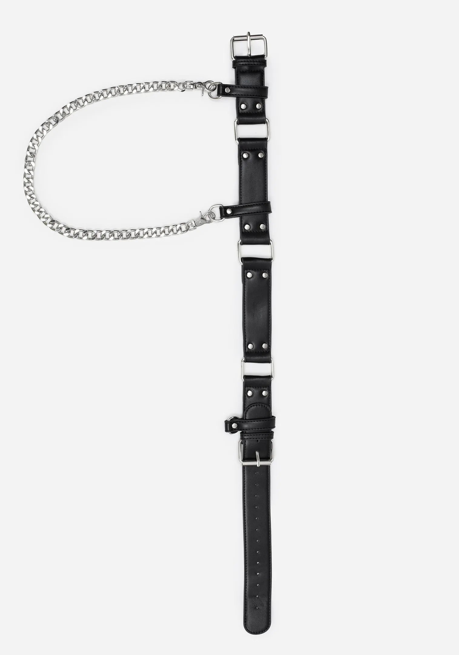 Mettle Double Buckle Chain Waist Belt