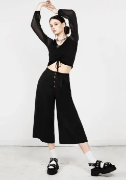 Mildred Flowy Crop Trousers