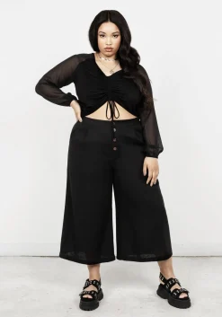 Mildred Flowy Crop Trousers