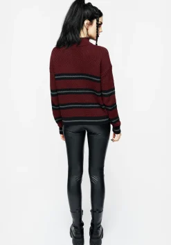 Mimic Striped Knit Sweater