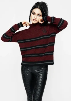 Mimic Striped Knit Sweater