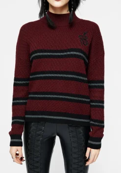 Mimic Striped Knit Sweater