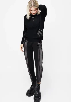 Misericorde Embroidered Knit Sweater