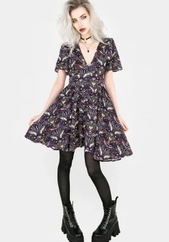 Modern Mystic Button Up Mini Dress