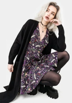 Modern Mystic Button Up Mini Dress