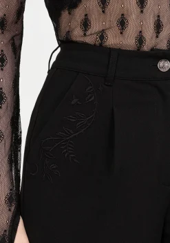 Mona Embroidered Tapered Trousers