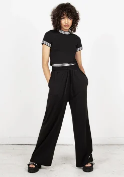 Monica Double Waistband Jersey Pants