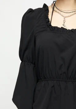 Monstera Halter Tie Square Neck Top