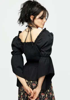 Monstera Halter Tie Square Neck Top