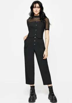 Moonbow Embroidered Strapless Tailored Waistcoat