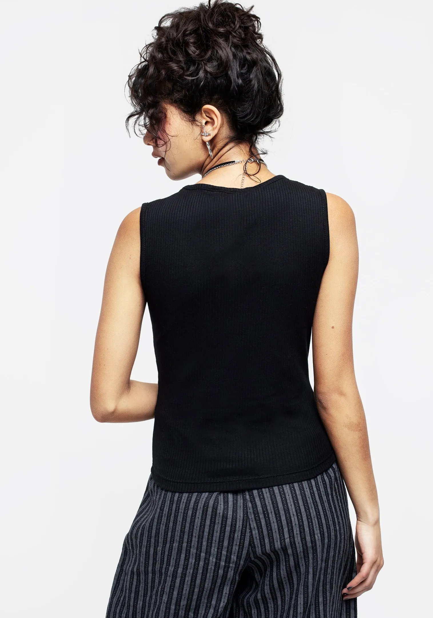 Moonflower V-Neck Vest Top