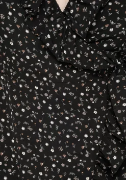 Moonseed Wrap Ruffle Dress