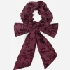 Morgana Cotton Broderie Bow Scrunchie
