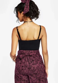 Morgana Cotton Broderie Bow Scrunchie