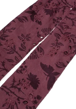 Morgana Cotton Broderie Bow Scrunchie