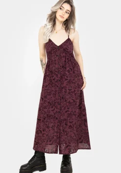 Morgana Cotton Broderie Cami Midaxi Dress