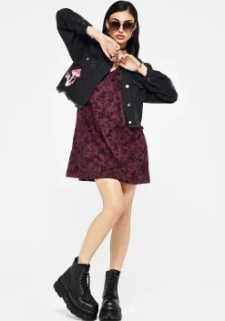 Morgana Cotton Broderie Frill Sleeve Mini Dress