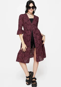 Morgana Cotton Broderie Overdress