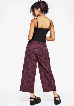 Morgana Cotton Broderie Tie Waist Culottes