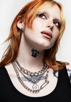 Morgelai Layered Chain Necklace