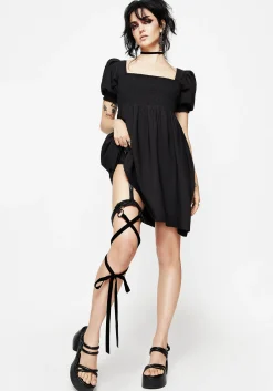 Morna Puff Sleeve Mini Dress