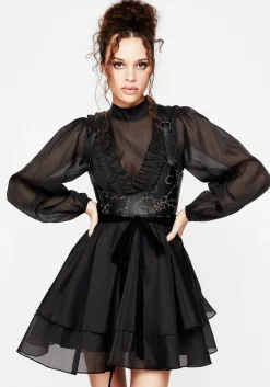 Morose Layered Frill Mini Dress