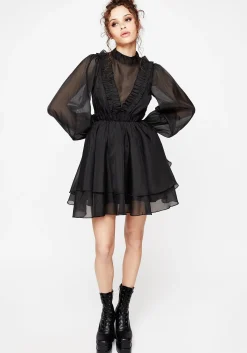 Morose Layered Frill Mini Dress