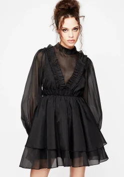 Morose Layered Frill Mini Dress