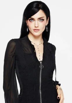 Mortality Rosary Necklace