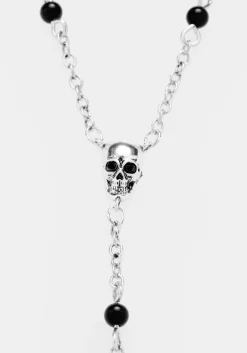 Mortality Rosary Necklace