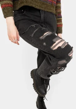 Mortmoth Destroyed Mom Jeans