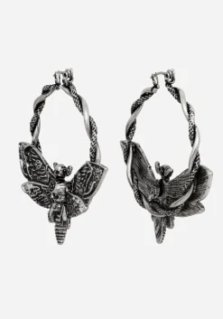 Mortmoth Hoop Earring