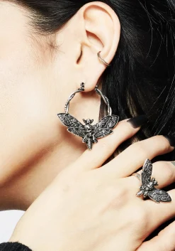 Mortmoth Hoop Earring