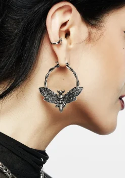 Mortmoth Hoop Earring