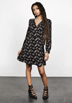 Mortmoth Wrap Mini Dress
