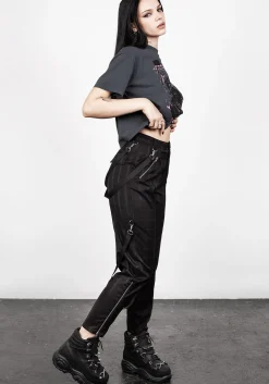 Mosh Strap Detail Trousers