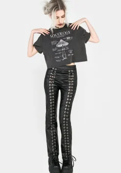 Mycology Boxy Crop T-shirt