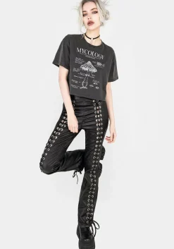 Mycology Boxy Crop T-shirt