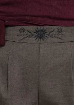 Mystic Embroidered Balloon Trousers