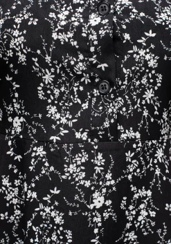 Naomi Floral Mini Shirt Dress