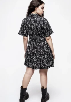 Naomi Floral Mini Shirt Dress