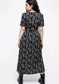 Naomi Floral Square Neck Midaxi Dress