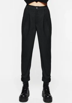 Nevermore Pinstripe Tailored Trousers
