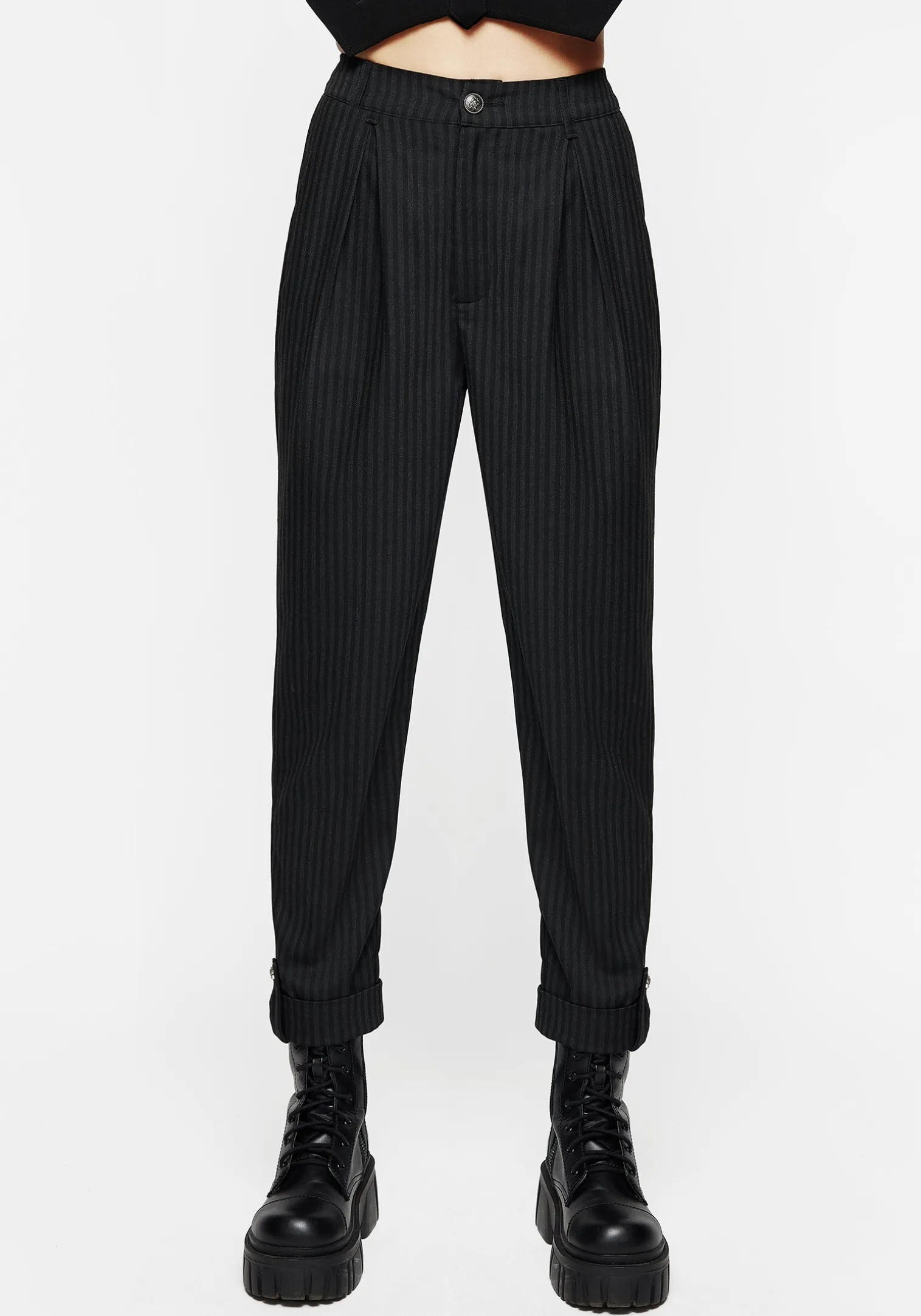 Nevermore Pinstripe Tailored Trousers